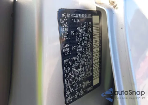 2017 Nissan Juke Sv из США, поврежденный, VIN JN8AF5MV8HT752694